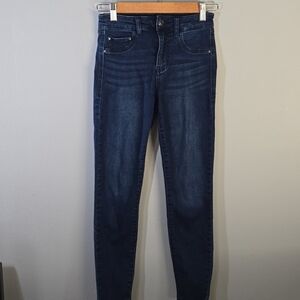 Guess Jeans Women's Size 26 Size 2 Dark Blue 1981 Skinny Jeans